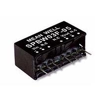 MEAN WELL DPBW03G-15 Isolated 18-75Vin +/-15Vout +/-100mA SIP Reg Iso