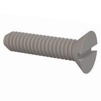 Essentra Components 020172A031 Slotted Countersunk 82 Slotted CSK Screw, #1-72 Thread, 5/16 Lg