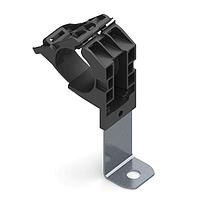 HellermannTyton 151-01495 Ratchet Clamp Ratchet P-Clamp, 0.76 - 1.42" Bundle Dia, 90 Long, 0.33" Hole Dia, PA66HIRHSUV/ST/ZN, Black, 140/ctn