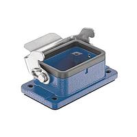 HARTING 09360061301 Headers & Wire Housings 6B Ex Bulkhead Housing, Single Lever, w/ metal lever  (IECEx Intrinsically Safe - IEC EN 60079)