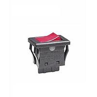 NKK Switches JWMW11RCA Rocker Switches SPST TV5 RATED RED CAP PANEL SEAL