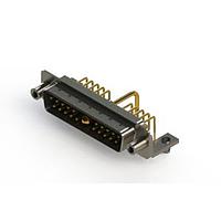 EDAC 629-21W1250-1N5 Mixed Contact D-Sub Connectors Right-angle Power Combo D-Sub Connector