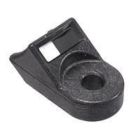 HellermannTyton 151-03095 Cable Tie Mounts PA666V0, BLACK, 500/PKG
