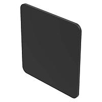 EAO 45-573.1105 Switch Hardware Legend plate black 27x27mm self adhesive or snapping in place