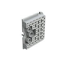 Amphenol SINE Systems AWB-51SAL Accessories Left Wedgelock for 102 Position Plug, (51 Positions),  Keyed A, Gray