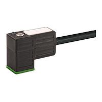 Murrelektronik 7000-94001-6160150 Sensor Cables / Actuator Cables MSUD VALVE PLUG FORM CI 9.4 MM, PVC 3X0.75 black 1.5m