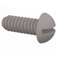 Essentra Components 010632R037 Round Slotted Round Slotted Screw, #6-32 Thread, 3/8 Lg