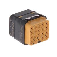 Amphenol Air LB France SIMM2022PN Rectangular MIL Spec Connectors 20P Sz 22 SIM Module w/o Peripheral Seal