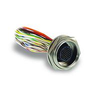 ITT Cannon MIKQ9-37PH006 Circular MIL Spec Connector 006-36", #26AWG, multi-color, Mil-W-16878 type E, teflon stranded