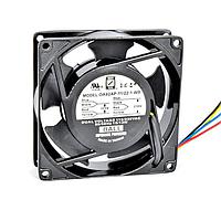 Orion Fans OA92AP-11/22-2WB Axial Axial Fan, 92x92x25mm, 115/230VAC, 25CFM, 12W/10W, 22dBA, Ball, Wire