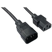 Qualtek Electronics 318002-01 AC Power Extension Cord 3'3" 3 X 18 3 COND