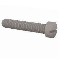 Essentra Components 010832F087 Machine Screw Fillister Slotted Screw, #8-32 Thread, 7/8 Lg