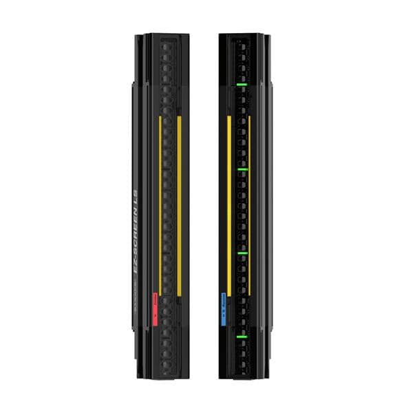 Safety light curtain components used in industrial machine guarding