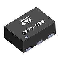 STMicroelectronics EMIF02-1003M6 EMI Filter Circuits 2line IPAD EMI flter 30pF -25db @ 900MHz