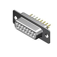 Molex / FCT 172704-0072 Receptacle FCT DSUB STR PC RCPT 37 PN