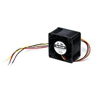 Sanyo Denki 9HV0612P1J001 Axial Axial Fan, 60x60x38mm, 12VDC, 66.4CFM, High Static Pressure, Rib, Ball, Tach/PWM