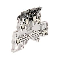 AMP Connectors - TE Connectivity ZS4-D2-SF1-R3 Feed Through Terminal Block Aut SNK Screw