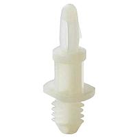 Essentra Components BHL-7-01 Snap Lock CB Spt,Blnd Hl Mnt,Nat,7/16 in Spc