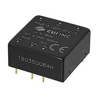 CUI Inc PDQE15-Q24-S24-D Isolated 24 Vdc, 0.625 A, 15 W, 9 - 36 Vdc Input