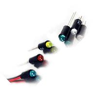 Dialight 559-2301-027F Indicators Yellow Panel Mount 14in lead, PVC Free