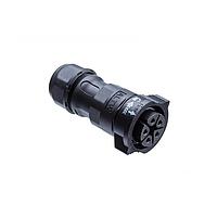 Amphenol LTW DC-05BFFB-QL8SPP Standard Circular Connector X-Lok, Large Size, Plastic, 20A, 05 pins, Female Connector, Female Contact, Straight, Push Lock, Screw-in, Field Installable, F8.0 - F10.0mm, IP68