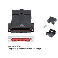 Molex / FCT 173114-0388 Standard EMI Backshell FCT Backshell CONN Kit BLK PLSTC Backshell  D-Sub CONN 15 CKT