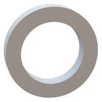 Essentra Components 17W08252 Flat Washer Flat Washer, .561 ID, .825 OD, .145 Thick