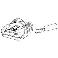 AMP Connectors - TE Connectivity 1604043-3 Power to the Board KIT 175A 2AWG RED