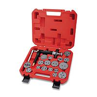 TOPTUL JGAI1804E Pneumatic Caliper Disc Brake Wind Back Tool Set (18 pcs; EU)