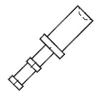 Mill-Max 2305-2-00-44-00-00-07-0 Terminal Pin, Turret 300u AG OVER CU