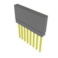 Samtec ESQ-108-39-G-S Sockets Elevated Socket Strip, 0.100" Pitch