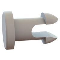 Essentra Components 27PIF0123 Push-In Push In Fastener, .120 Hole, .170 Panel Thk