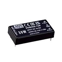 MEAN WELL DKM30F-12N Isolated 30W 9-36Vin +/-12Vout +/- 0-1250mA DIP 2x1 Regulated