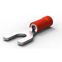 AMP Connectors - TE Connectivity 8-34155-1 Spade PVC-FORK 22-16 RED #8 M4+