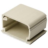 HellermannTyton SRCI0750C2 Cable Mounts TSR Adhesive Cable Clamp, 1.25" Width, 0.77" Height, PVC, Ivory, 100/pkg