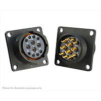 Eaton Souriau-Sunbank UTS014E12S Receptacles 12P Sckt Receptacle Square Flange Sz 14E