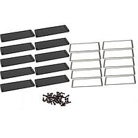 Hammond Manufacturing 1457TEP-10 Panel, End RPL END PANELS 10-PK NO MOUNTING FLANGE