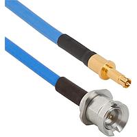 Amphenol SV Microwave MBSMP-085-P12DSMPM-060 RF Cable Assemblies SMP M BKHD to SMPM (Size 12)  6"Cable