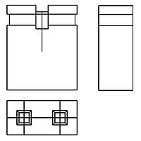 NorComp 41670300RP1 Shunt Connector Black Open Top