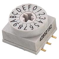 Wurth Elektronik 428521520816 Rotary Switches WS-ROSV IP67 16Pos 2.54mm Lt Grey