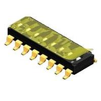 Diptronics EM-06-V DIP Switches RAISED ACT 6 POS