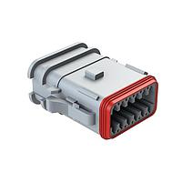 Amphenol SINE Systems AT06-12SA-OMGRY 6-Way 12 Pin Overmold Plug Socket, GREY