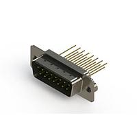 EDAC 627-M15-623-GN2 D-Sub Connectors - Standard Density Vertical Machined D-Sub Connectors