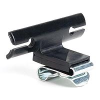 HellermannTyton 133-03524 Edge Clip and Tape Clip ASM MOUN CLIP TAPE ON BLK EDGE