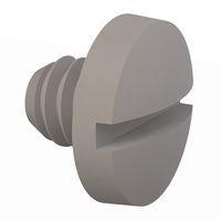 Essentra Components 012520B025 Machine Screw Binder Slotted Screw, 1/4-20 Thread,  1/4 in Lg