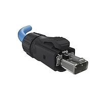 Amphenol Commercial Products MSPEP2L0470 Connectors SPE IP20 Plug, Latch Lock, IDC, 26/7 to 24/7 AWG, 30u" Gold, Cable OD 0.216" to 0.252", 0 Grommets