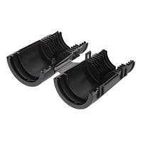 Amphenol SINE Systems AHDPBS-10L017-2405 Strain Relief Backshells Shell Size 24, Backshell, Conduit, Snap-Over, Straight 180 , Use with Backshell Ring Adapter Connectors