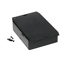 Hammond Manufacturing 1591GF2SBK Flanged Enclosure ABS w/Bottom Flange 4.8x3.7x1.2" Black