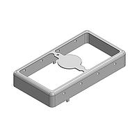 Masach Tech MS355-10F-NS EMI/RFI Shield Frame, Two-Piece 35.5 x 19 x 5.5mm Two-piece Drawn-Seamless RF Shield/EMI Shield FRAME (Nickel-Silver)