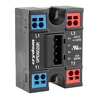 Sensata Technologies - Crydom DPID6020RH Push-In Dual Channel AC Output Solid State Relay SSR Relay, Dual, Panel Mount, Push-in, 600VAC/20A, 4-32VDC In, NZC, TP